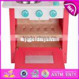 New Design Children Play Kitchen Set Wooden Pretend Play Toys for Kids W10C285 thumbnail-5