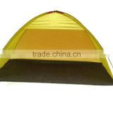 Fiberglass Pole Durable Yellow Camp Fishing Tent