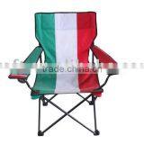 Folding Beach Chair With Flag Printing thumbnail-1