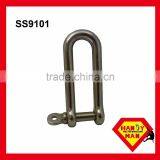 Marine Hardware Stainless Steel Long Type D Shackles thumbnail-1