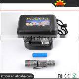 New Arrival XPE Q5 LED 800 Lumen Waterproof Tactical Flashlight Torch Set With 14500 Battery thumbnail-5