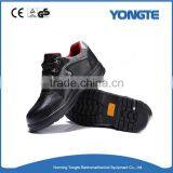 Labor Protective Rubber Sole Man Leather Safety Shoe