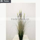 41.5 Inch Height Artificial Grass Green Potted Onion Grass With Wheat Spray Weed Pots Plant thumbnail-4