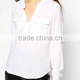 2015 New Fashionable Factory Soft-touch Fabric Utility D-Ring Shirt With V-neckline thumbnail-3