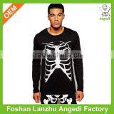 High Quality Long Sleeve T-Shirt With Rib Cage Print thumbnail-1