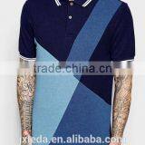 Custom Men Breathable Colour Block Panel Slim Fit Sports Polo Shirt,China Manufacturer Polo T-shirt thumbnail-3