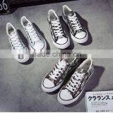 English Printing Men's Casual Canvas Shoes in Good Price thumbnail-6