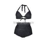 Hot Sexy High Waist Dot Sling Woman Swimwear thumbnail-2