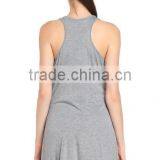 2017 Cheapsale China Supplier Blank T-Shirt Loose Solid Color Summer Casual Women Dress thumbnail-6