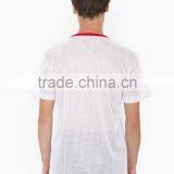 Moisture Wicking Poly Mesh Athiletic Tee Polyester Mesh Gym Sports Tshirt thumbnail-4