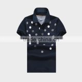 2015 Men's Bulk Polo Shirt With Dot Print
