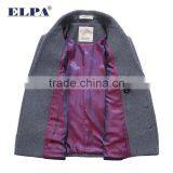 ELPA 2015 Style Double Breasted Wool Material Overcoat Short Style Warm Boy Gray Kids Winter Dress Wool Coat thumbnail-3