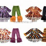 Halloween Costume Baby Clothes Baby Frock Designs Fall Boutique Child Clothes Printed Fabric Clothing Sets thumbnail-6