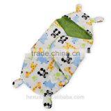 OEM Factory or Stocked Designs Fleece Swaddle Baby Blanket thumbnail-4