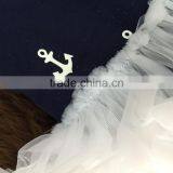 Tutu Dress Romper Suits for Toddler Girl Clothes, Wholesale Kids Romper Set Baby Wear, Baby Bodysuits Anchor for Infant Toddler thumbnail-4