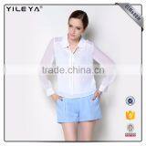 Design Normal Ladies Blouse Ladies Top Fashion Blouse,ladies Sexy Back Neck Designs Blouse thumbnail-5