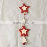Handmade DIY Christmas Decoration Red Star Hanging Crafts thumbnail-1