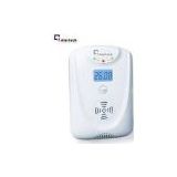 Home carbon monoxide alarm with displayer