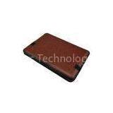 Brown Protective PU PC Tablet Leather Cases Ultra Slim , Eco - Friendly thumbnail-1
