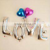 32 Inch Gold Silver Color Foil Letter Balloons for Party Decoration thumbnail-3