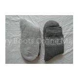 Jacquard Business Mens Wool Socks Comfortable Customized In Grey thumbnail-1