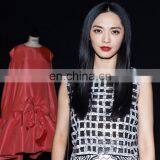 Star Fashion Sleeveless Check Pattern 2 Piece Set Dress Bulk Wholesale thumbnail-3