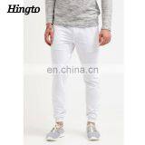 Custom Design Men Polyester Cotton White Ankle-length Tracksuit Buttoms Pants Wholesale thumbnail-1