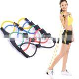 Gym Club Use Fitness Yoga 8 Shape Latex Digital Resistance Band Tube thumbnail-6