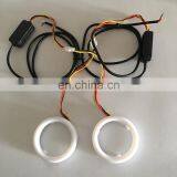 Dual Color Cotton Light LED Halo Ring Angel Eyes White Amber thumbnail-4