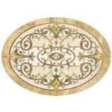 Marble Floor Waterjet Round Medallion thumbnail-2