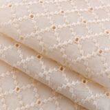 Swiss Voile White Cotton Fabrics Embroidered Bridal Lace Embroidery Fabric thumbnail-2