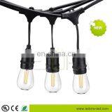 Holiday S14 LED String Bulbs for Holiday Garden Patio Christmas Use Outdoor Edison Bulb String Light Filament String Light 48ft thumbnail-2