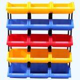 Plastic Parts Box Shelf With Different Sizes and Colors thumbnail-1