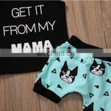 Fashion Children Waistcoat Tops And Short Pants Letter Summer Kids Boy Clothes thumbnail-2