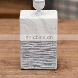 Popular Custom Logo Cheap Cuboid Pillar Custom Vintage Relief White Marble Table Lamp Porcelain for Home Decor thumbnail-4