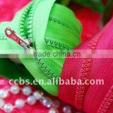 Brand New No.8 Colored Fashion Plastic Vislon Zipper for Garments thumbnail-1