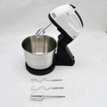 7 Speeds Electric Hand Mixer With Stainless Steel Bowl thumbnail-2