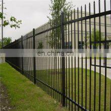 Factory Direct Sale Powder Coated Used Steel Tube Wrought Iron Fence thumbnail-3