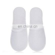 1/5 Pairs White Towelling Open Closed Toe Hotel Disposable Slippers Hotel Slippers Disposable Spa Shoes thumbnail-4