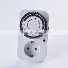 24 Hour Programmable Timer Switch Universal Socket Mechanical Timer 220V 16A Europe Plug EU Plug EU Socket thumbnail-2