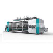 Multistation Automatic Disposable Plastic Glass Cups Box Thermoforming Making Machines Price