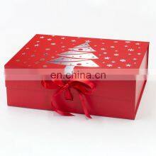 Wholesale Red Color New Year Christmas Eve Magnetic Lid Gift Boxes With Printing thumbnail-5