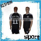 Custom Made Latest Black Soccer Jersey Manufacturer thumbnail-3