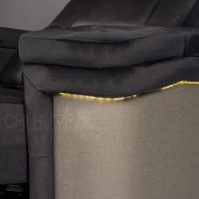 Comfortable Latest Designs Sofa Modern Home Furniture Living Room Furniture Fabric Electric Recliner Couch thumbnail-4