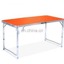 Wholesale Hot Cheap Price High Quality Aluminium Plastic Folding Tables and Chair Portable Picnic Camping 72inch Folding Table