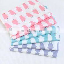 Cotton Printed Fabric 1.6 Meters Wide Cartoon Penguin Kindergarten Students Bedding Cotton Fabric Wholesale thumbnail-1