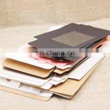 Wholesale Cheap Window Flower Gift Packing Paper Box Transparent PVC Window Plain White Paper Box thumbnail-5
