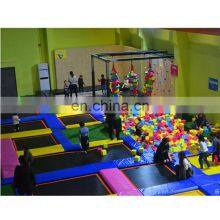 Big Bounce High Quality Amusement Hot Selling Funny Indoor Trampoline Park With Slides