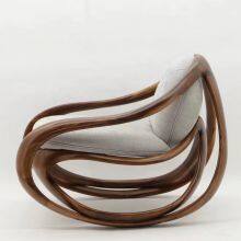 Move Rocking Chair A Rocking Armchair With Great Aesthetic Balance. thumbnail-5
