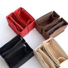 Wholesale Multiple Colors Two Straps Logo Custom Felt Tote Bag Shopping thumbnail-3